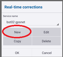Trimble Penmap Real-time corrections New